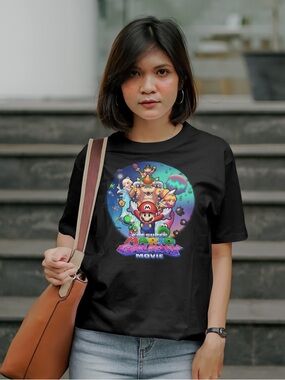 Super Mario Bros. Movie Graphic Tee - NWT Adult Sizes